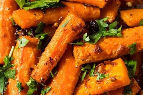 Glazed Fresh Carrots with Parsley - calories, carbs, nutrition