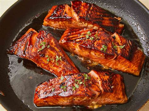 Glazed Salmon - calories, carbs, nutrition