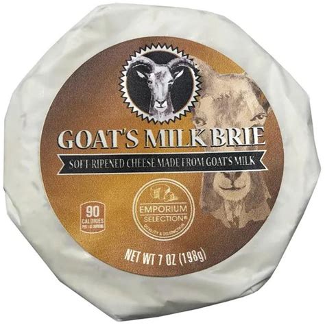 Goat Milk Brie - calories, carbs, nutrition