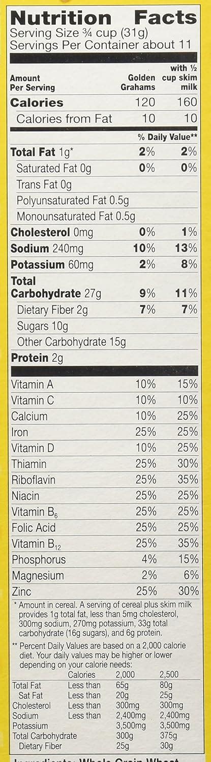 Golden Grahams Bar - calories, carbs, nutrition