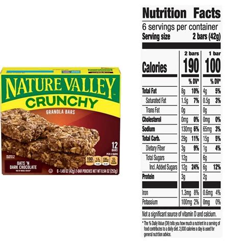 Granola Bar, Oats 'n Dark Chocolate - calories, carbs, nutrition