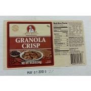 Granola Crisp - calories, carbs, nutrition