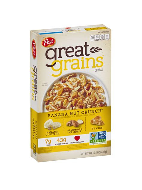 Great Grains Banana Nut Crunch - calories, carbs, nutrition