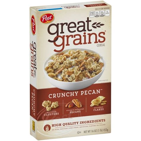 Great Grains - Crunchy Pecans - calories, carbs, nutrition