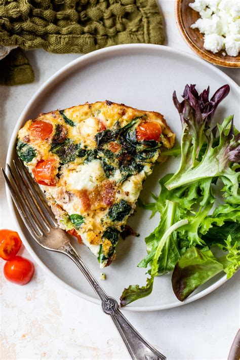 Grecian Egg White Frittata and Fresh Fruit - calories, carbs, nutrition