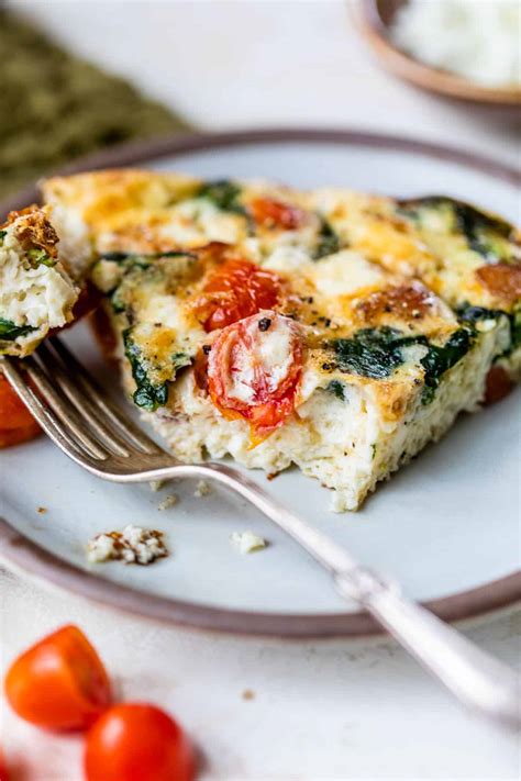 Grecian Egg White Frittata - calories, carbs, nutrition