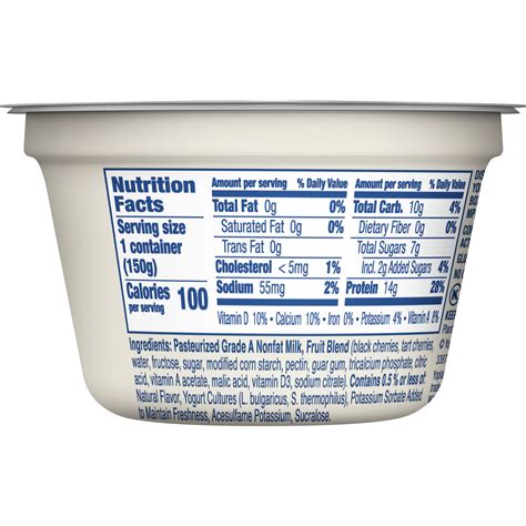 Greek 100 - calories, carbs, nutrition