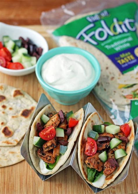 Greek Chicken Taco - calories, carbs, nutrition