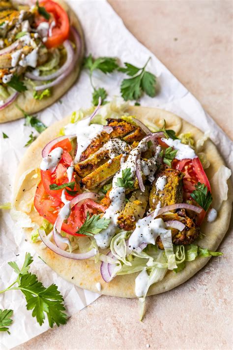 Greek Festival Grilled Chicken Gyro - calories, carbs, nutrition