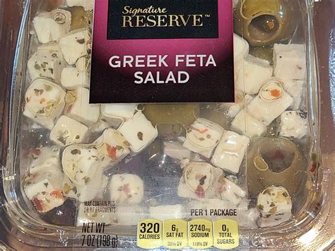 Greek Feta Crab Salad - calories, carbs, nutrition
