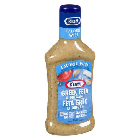 Greek Feta Dressing - calories, carbs, nutrition