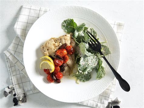 Greek Flounder Fillets - calories, carbs, nutrition