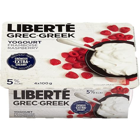 Greek Raspberry Yogurt - calories, carbs, nutrition