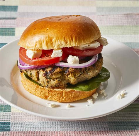 Greek Turkey Burger - calories, carbs, nutrition