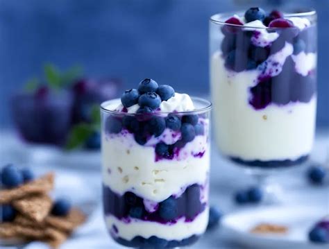 Greek Vanilla Yogurt & Wild Blueberry Parfait - calories, carbs, nutrition