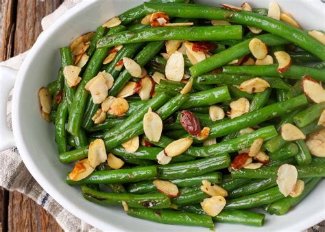 Green Beans Amandine - calories, carbs, nutrition