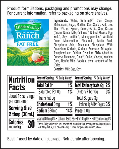 Green Beans & Fat Free Ranch Snack Cup - calories, carbs, nutrition