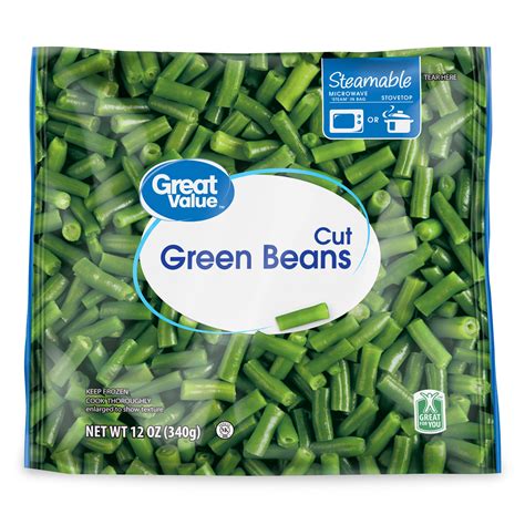 Green Beans Frozen Steamed 3 oz - calories, carbs, nutrition