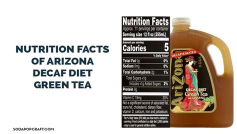 Green Tea Decaf - calories, carbs, nutrition