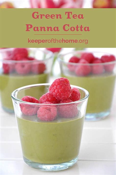 Green Tea Yogurt Panna Cotta - calories, carbs, nutrition