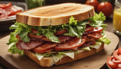 Greens BLT Sandwich - calories, carbs, nutrition