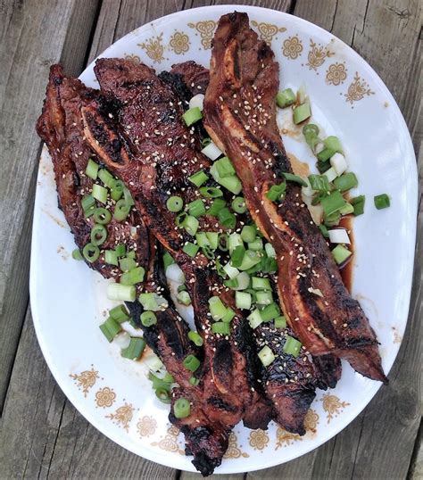 Grilled Beef Korean-Style - calories, carbs, nutrition