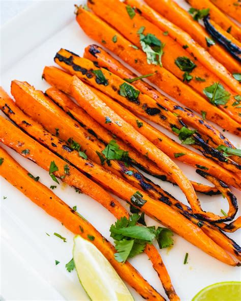 Grilled Carrots - calories, carbs, nutrition