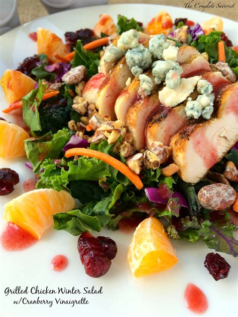 Grilled Chicken and Cranberry Salad - calories, carbs, nutrition