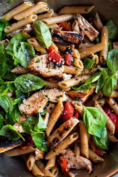 Grilled Chicken Pasta Salad - calories, carbs, nutrition