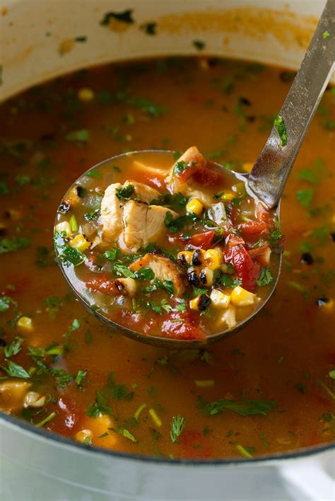 Grilled Chicken Tortilla Soup - calories, carbs, nutrition