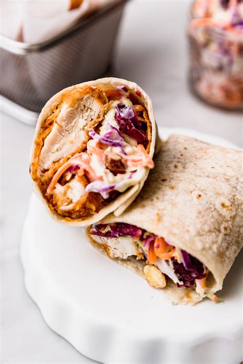 Grilled Chicken Wrap withCole Slaw - calories, carbs, nutrition