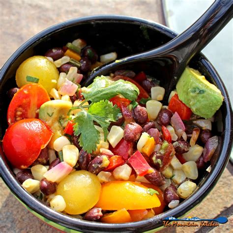 Grilled Corn & Black Bean Salad - calories, carbs, nutrition