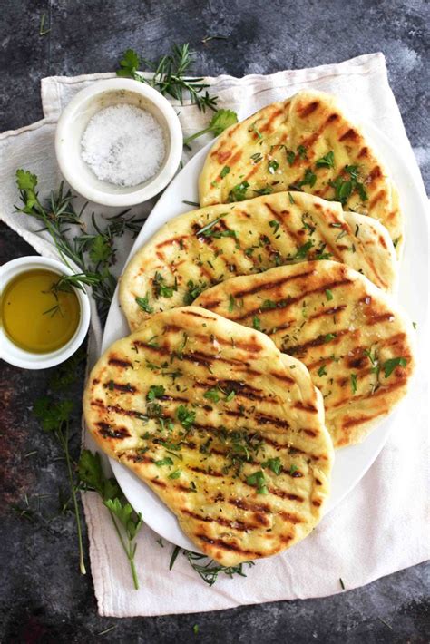 Grilled Flat Bread with Seeds - calories, carbs, nutrition