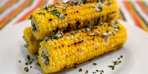 Grilled Garlic Herb Sweet Corn - calories, carbs, nutrition