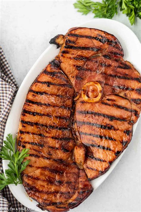 Grilled Ham Steak - calories, carbs, nutrition