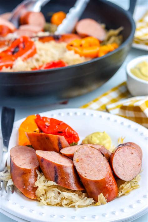 Grilled Kielbasa - calories, carbs, nutrition