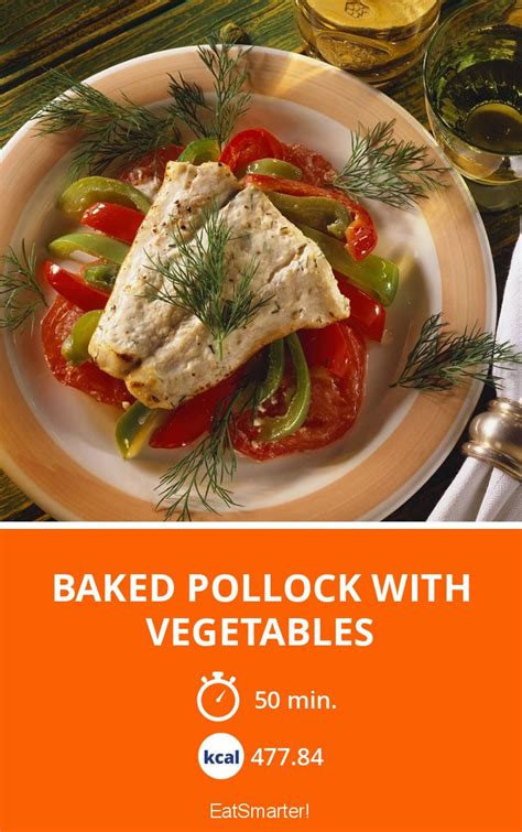 Grilled Pollock with Asian Scented Vegetables - calories, carbs, nutrition