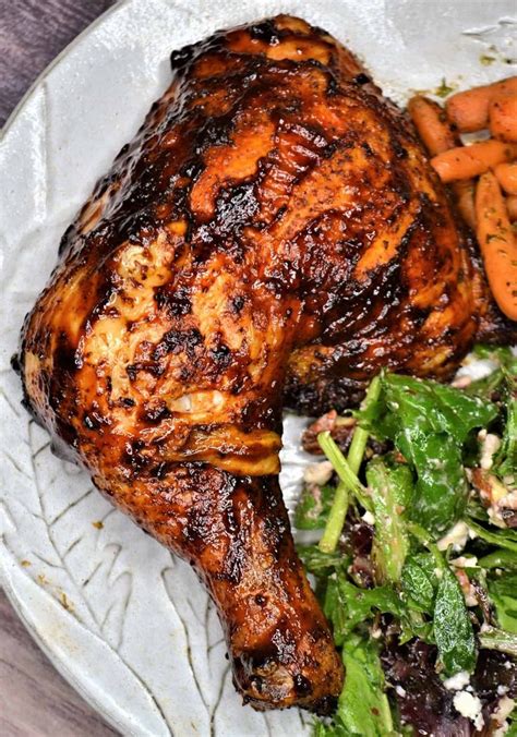 Grilled Quarter BBQ Chicken - calories, carbs, nutrition