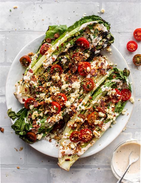 Grilled Romaine Salad - calories, carbs, nutrition