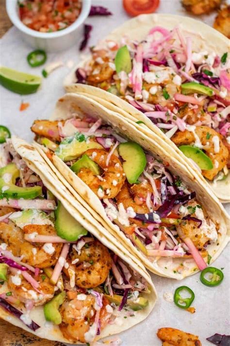 Grilled Shrimp Taco - calories, carbs, nutrition