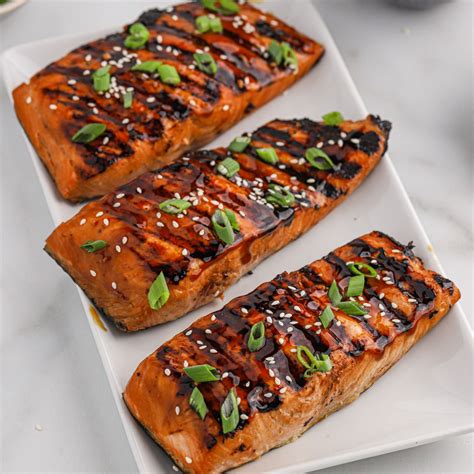 Grilled Teriyaki Salmon - calories, carbs, nutrition