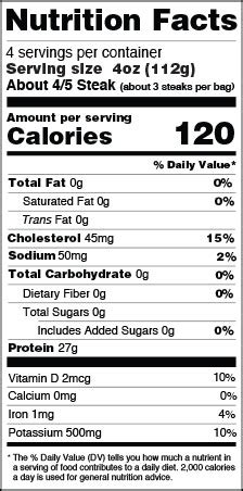 Grilled Tuna, Fillet - calories, carbs, nutrition