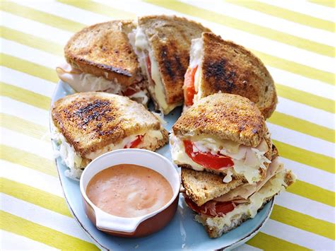 Grilled Turkey Reuben - calories, carbs, nutrition