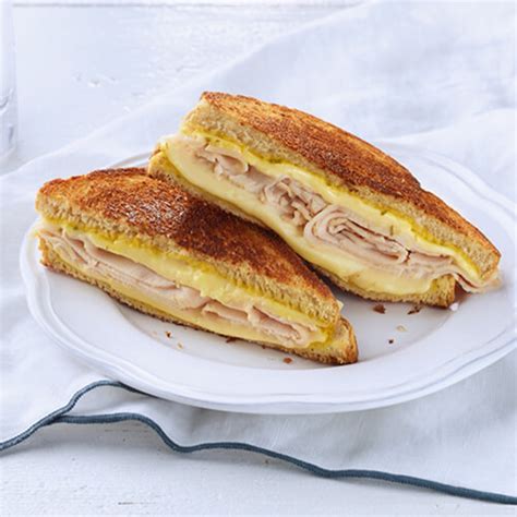 Grilled Turkey & Swiss Melt on White - calories, carbs, nutrition