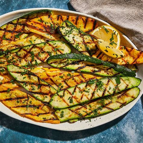 Grilled Zucchini Squash - calories, carbs, nutrition