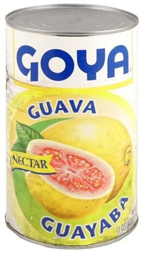 Guava nectar, canned - calories, carbs, nutrition