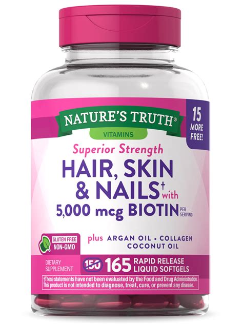 Hair, Skin, & Nails Vitamin - calories, carbs, nutrition