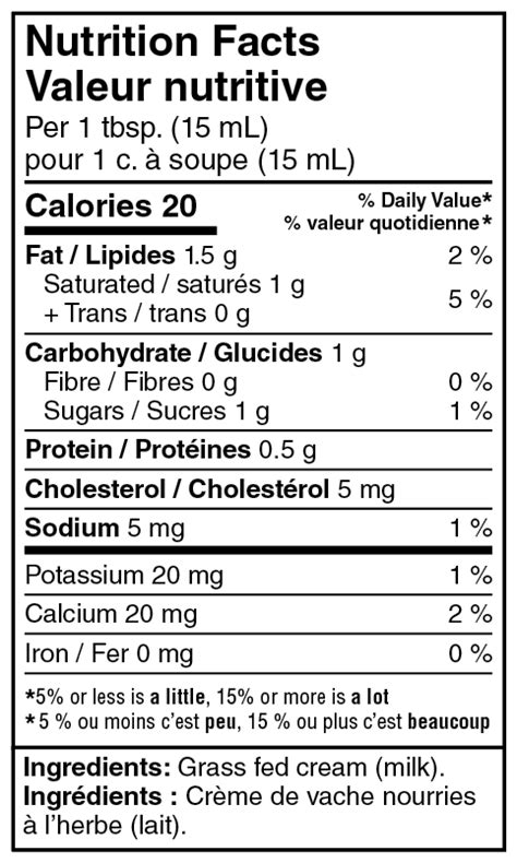 Half and Half - calories, carbs, nutrition