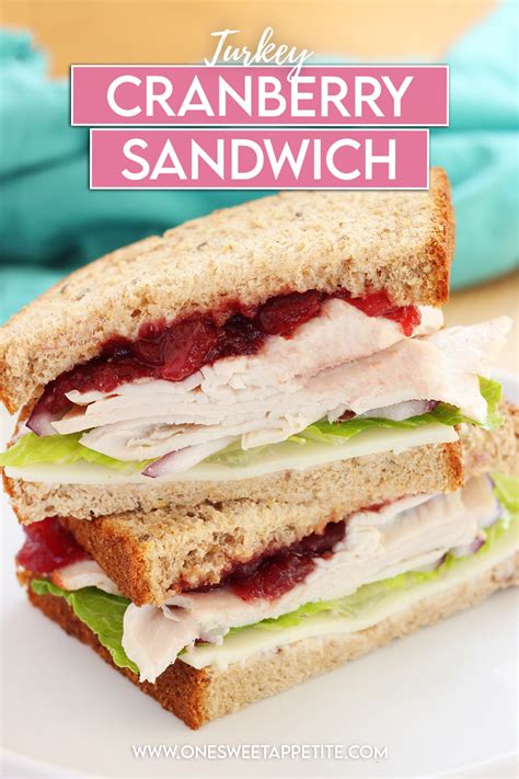 Half Turkey Cranberry Sandwich - calories, carbs, nutrition