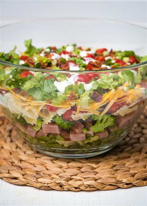 Ham and Beetroot (Layered Salad) - calories, carbs, nutrition